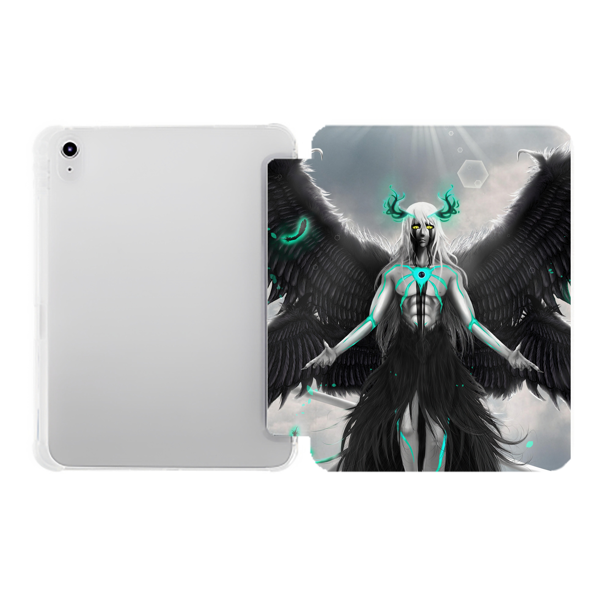 （画像用） ブリーチ BLEACH IPad ケース ペン収納付き 三つ折りスタンド PUレザー×シリコン 対応機種9.5/10.5/10.9インチ